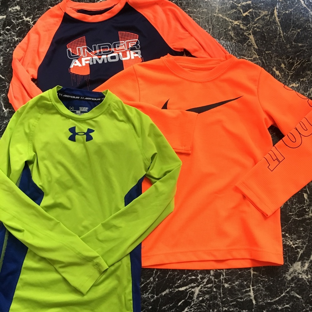 Nike & Under Armour  long sleeve shirts
